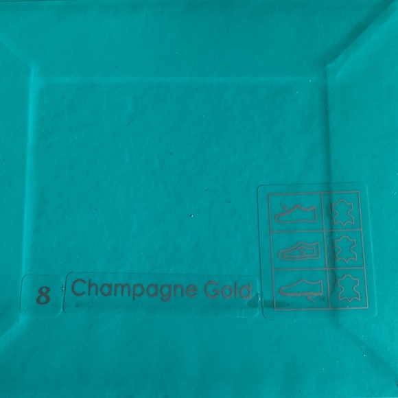 TIEKS, RARE CHAMPAGNE GOLD SIZE 8 - Picture 5 of 5